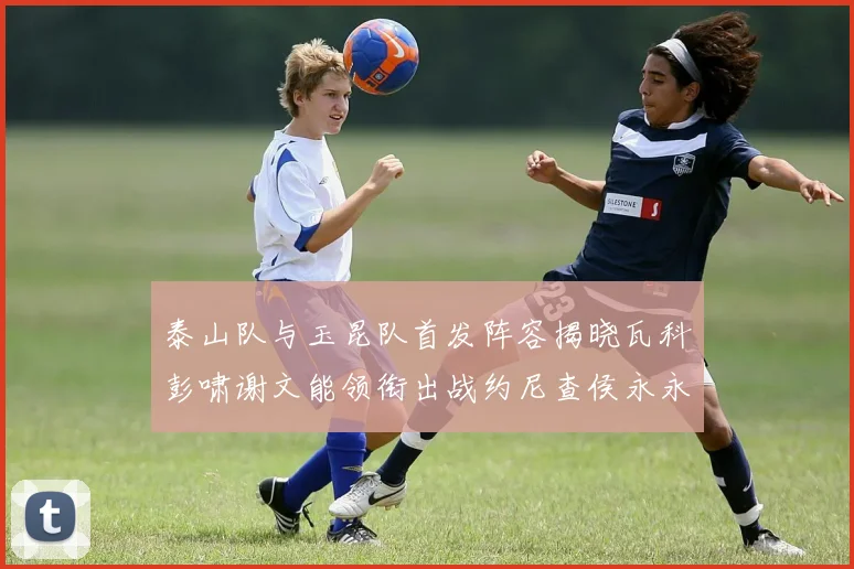 泰山队与玉昆队首发阵容揭晓瓦科彭啸谢文能领衔出战约尼查侯永永参赛